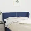 Image de vidaXL Tête de lit avec oreilles 147x88 cm - Bleu