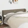 Image de Vidaxl Tête de lit avec oreilles - Taupe