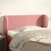 Image de vidaXL Tête de lit avec oreilles - Rose