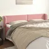 Image de vidaXL Tête de lit avec oreilles - Rose