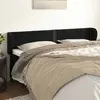 Image de vidaXL Tête de lit avec oreilles - Noir