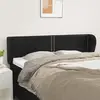 Image de vidaXL Tête de lit avec oreilles - Noir