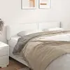 Image de vidaXL Tête de lit avec oreilles - Blanc