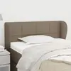 Image de vidaXL Tête de lit avec oreilles - Taupe