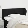 Image de VidaXL Tête de lit avec oreilles Tissu 93cm - Noir