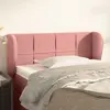 Image de vidaXL Tête de lit avec oreilles - Rose