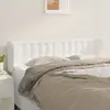 Image de vidaXL Tête de lit avec oreilles Blanc - 147x23x78/88 cm