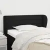 Image de vidaXL Tête de lit avec oreilles - Noir