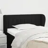Image de vidaXL Tête de lit avec oreilles - Noir