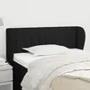 Image de Vidaxl Tête de lit avec oreilles - Noir 103x23x78/88 cm