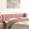 Image de vidaXL Tête de lit avec oreilles - Rose 147 cm