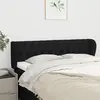 Image de vidaXL Tête de lit avec oreilles - Noir