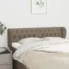 Image de vidaXL Tête de lit avec oreilles Taupe