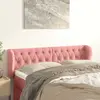 Image de vidaXL Tête de lit avec oreilles - Rose