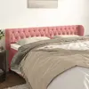 Image de vidaXL Tête de lit avec oreilles - Rose