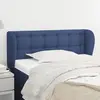 Image de vidaXL Tête de lit avec oreilles - Bleu