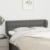 Image de vidaXL Tête de lit avec oreilles 147 cm - Gris Foncé