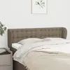 Image de vidaXL Tête de lit avec oreilles - Taupe 147x23x78/88 cm