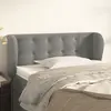 Image de VIDAXL Tête de lit avec oreilles 93 cm - Gris clair