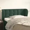 Image de vidaXL Tête de lit avec oreilles - Vert foncé