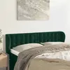 Image de VIDAXL Tête de lit avec oreilles - Vert foncé 147x23x78/88 cm