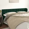Image de vidaXL Tête de lit avec oreilles - Vert foncé