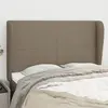 Image de VIDAXL Tête de lit à oreilles - Taupe
