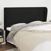 Image de Vidaxl Tête de lit avec oreilles - Noir