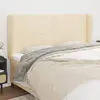 Image de vidaXL Tête de lit avec Oreilles - Crème