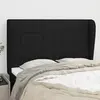 Image de vidaXL Tête de lit avec oreilles 147x23x118/128 cm - Noir