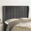 Image de vidaXL Tête de lit 3118005 - Gris foncé