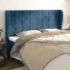 Image de Tête de lit vidaXL - Bleu foncé