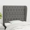 Image de Vidaxl vidaXL Tête de lit avec oreilles - Gris foncé