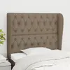 Image de vidaXL Tête de lit avec oreilles - Taupe