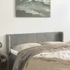 Image de VidaXL Tête de lit avec oreilles Gris clair