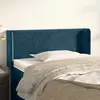 Image de VIDAXL Tête de lit avec oreilles Bleu foncé