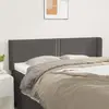 Image de vidaXL Tête de lit avec oreilles - Gris