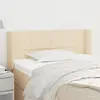 Image de vidaXL Tête de lit avec oreilles - Crème