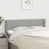 Image de vidaXL Tête de lit avec oreilles - Gris clair