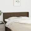 Image de vidaXL Tête de lit avec oreilles - Marron foncé