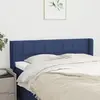 Image de vidaXL Tête de lit avec oreilles - 147x16 cm - Bleu
