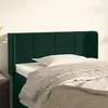 Image de vidaXL Tête de lit avec oreilles 93x16x78/88 cm - Vert foncé