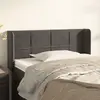 Image de vidaXL Tête de lit avec oreilles 103x16x78/88 cm Gris foncé
