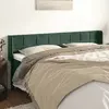 Image de VIDAXL Tête de lit avec oreilles 203 cm - Vert foncé
