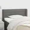 Image de vidaXL Tête de lit avec oreilles 93x16x78 cm - Gris Foncé