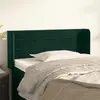 Image de vidaXL Tête de lit avec oreilles 83x16x78/88 cm - Vert foncé