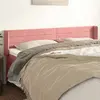 Image de vidaXL Tête de lit avec oreilles - Rose