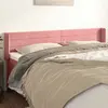 Image de vidaXL Tête de lit avec oreilles - Rose