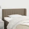 Image de vidaXL Tête de lit avec oreilles - Taupe
