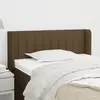 Image de vidaXL Tête de lit avec oreilles - Marron foncé 103x16x78/88 cm